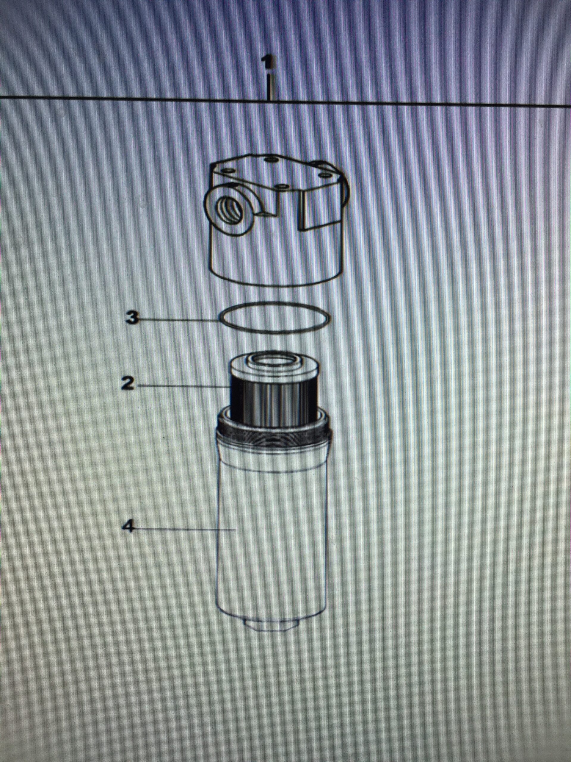 Second image of SDF - Filtro Olio mandata completo